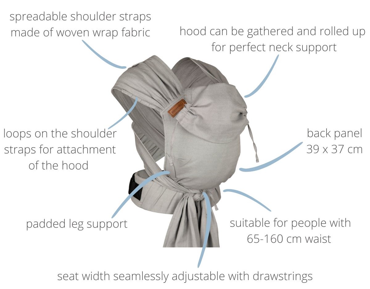 The advantages of baby carrier Hop-Tye Advanved