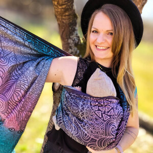 Baby Wrap Jaipur black