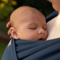 Elastic Baby Sling anthracite