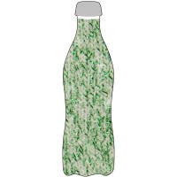 Bottle Sock Glitzer grün 750/1200ml
