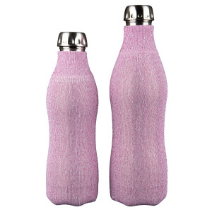 DOWABO Glitter Socks for 500 ml bottles pink