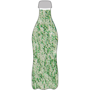 Bottle Sock Glitzer gr&uuml;n 500/800 ml