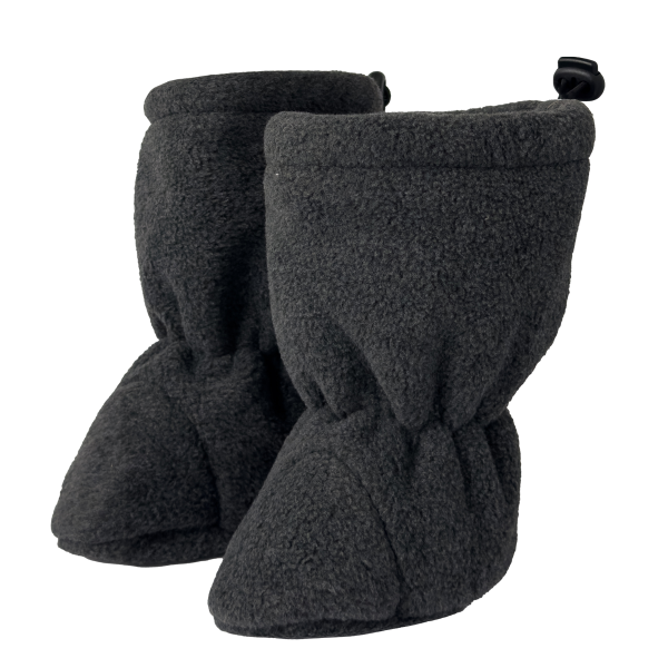 Chaussons en polaire anthracite